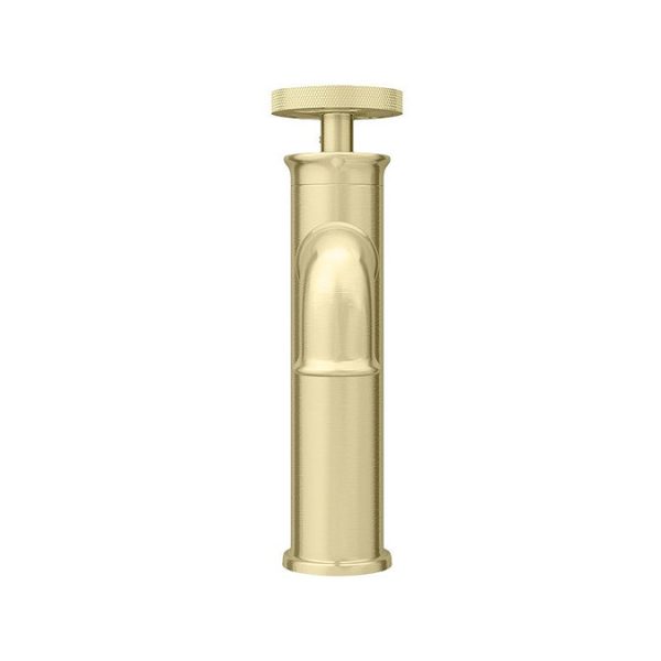Arezzo Brushed Brass Industrial Style Mono Basin Mixer - Image 6