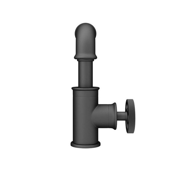 Arezzo Matt Black Industrial Style Side Tap Head Basin Mixer - Image 6