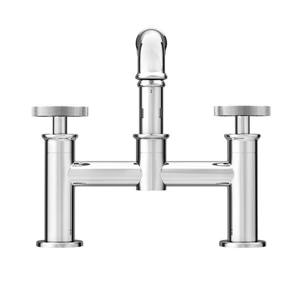 Arezzo Chrome Industrial Style Bath Filler - Image 2