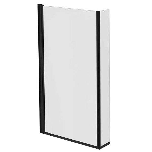 Arezzo Shower Bath   1700mm L Shaped with Matt Black Screen + Panel - Image 4