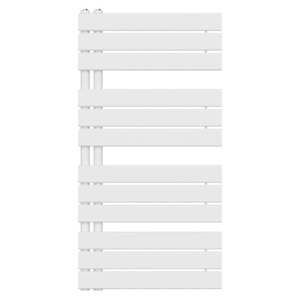 Arezzo Matt White Designer Heated Towel Rail 1080 x 550mm - Image 2