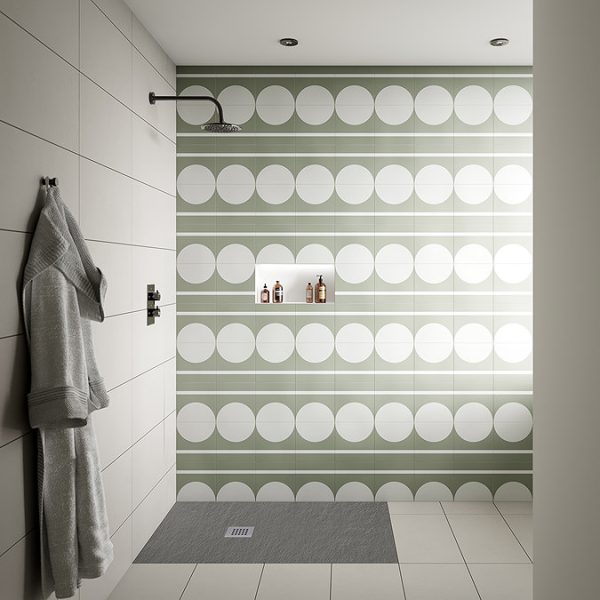 Arezzo Twilight Black Chrome Round Shower Package with Concealed Valve + Head - Image 2