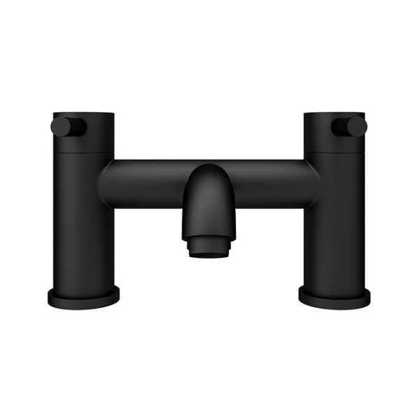 Arezzo Round Matt Black Tap Package (Bath + Basin Tap) - Image 2