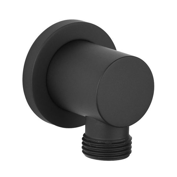 Arezzo Matt Black Round Shower Valve incl. Slide Rail Kit with Pencil Handset - Image 5