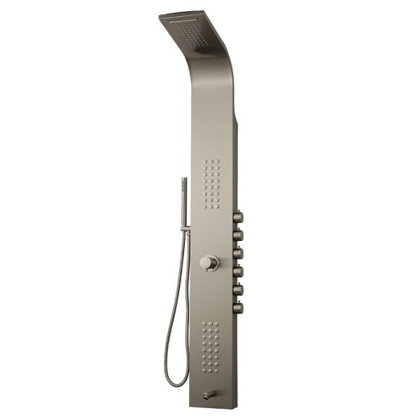 Arezzo Shower Tower Panel   Stainless Steel (Thermostatic) - Image 2