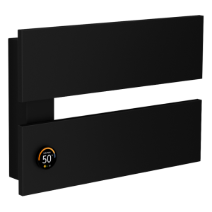 Arezzo Electric Smart Wifi Double Bar Towel Heater   Matt Black