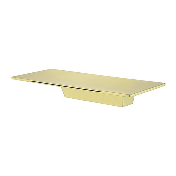 Arezzo Waterfall Shower Head with Concealed Shower Valve   Brushed Brass - Image 4