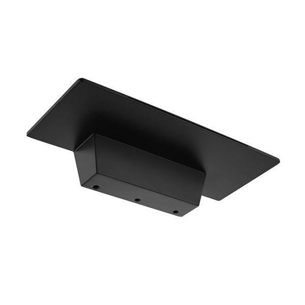Arezzo Waterfall Shower Head with Concealed Shower Valve   Matt Black - Image 5