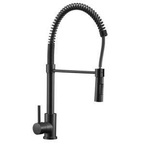 Bower Matt Black Single Lever Flexi Spray Kitchen Tap