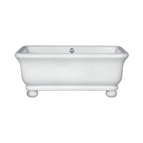 BC Designs Senator Double Ended Freestanding Bath 1804 x 850mm with Bun Feet - Image 2