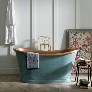 BC Designs 1500mm Copper / Verdigris Double Ended Freestanding Bath