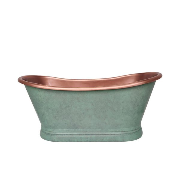 BC Designs 1500mm Copper / Verdigris Double Ended Freestanding Bath - Image 2