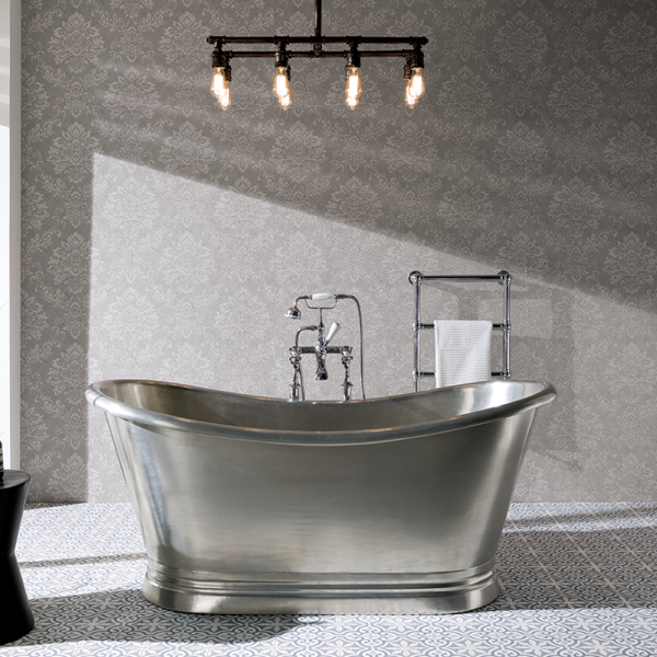 BC Designs 1500mm Tin Double Ended Freestanding Bath