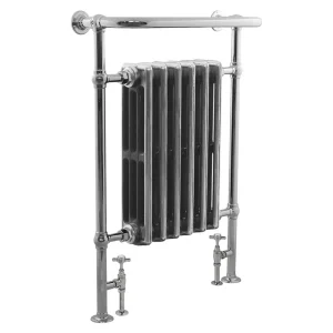 Bampton Traditional 960 x 675mm Heated Towel Radiator   Chrome