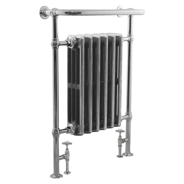Bampton Traditional 960 x 675mm Heated Towel Radiator   Chrome