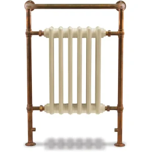 Bampton Traditional Copper 960 x 675mm Heated Towel Radiator