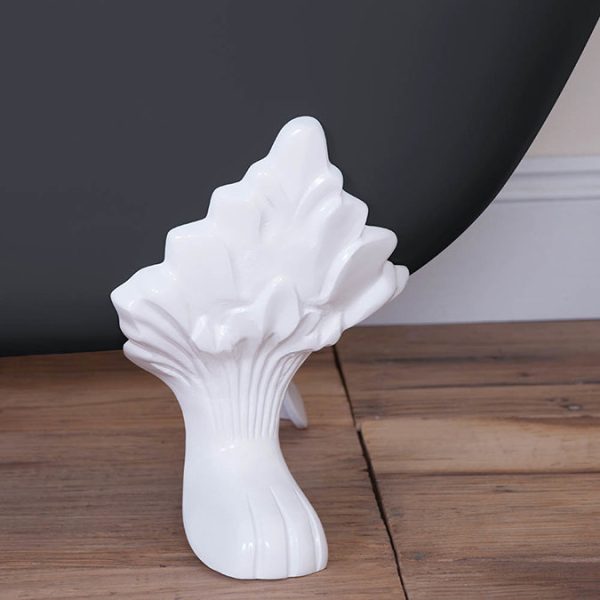 Hurlingham Byron Small 2TH Cast Iron Roll Top Bath (1560x765mm) with Feet - Image 4