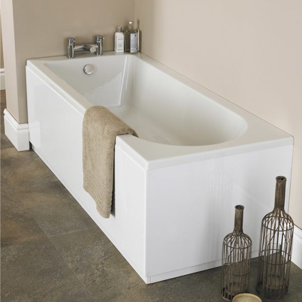 Barmby Standard Single Ended Acrylic Bath   Various Size Options - Image 2
