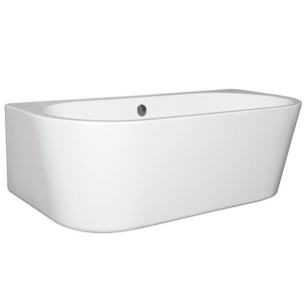BC Designs Ancora Back To Wall Modern Bath 1640 x 590mm - Image 2