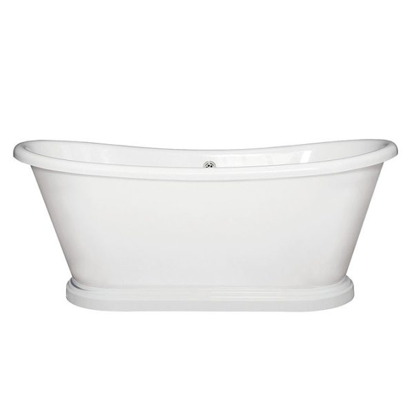 BC Designs 1700 x 750mm Double Ended Roll Top Freestanding Bath - Image 2