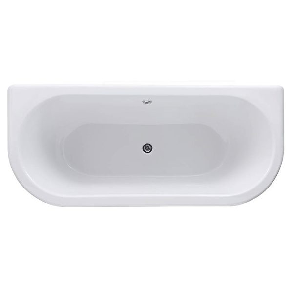 Bayswater Courtnell 1700mm Double Ended Back To Wall Freestanding Bath - Image 3