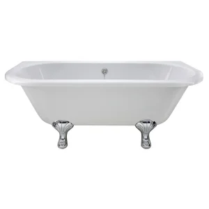 Bayswater Courtnell 1700mm Double Ended Back To Wall Freestanding Bath