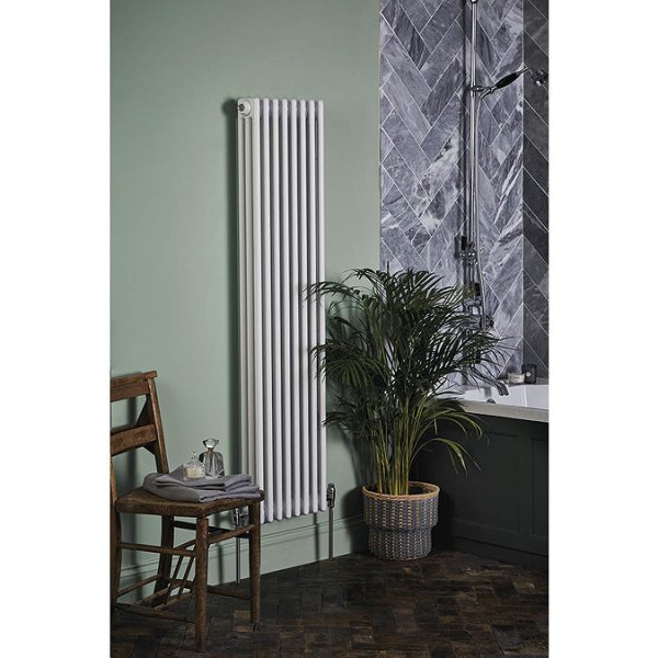 Bayswater Nelson White Triple Column Radiator 1800 x 381mm - Image 2