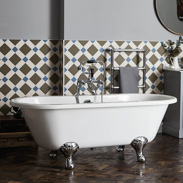Bayswater Leinster 1500mm Double Ended Freestanding Bath - Image 2