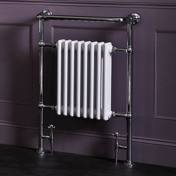 Bayswater Clifford Heated Towel Rail Radiator 965 x 673mm - Image 3