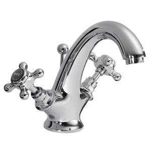 Bayswater Black Crosshead Mono Basin Mixer + Pop Up Waste