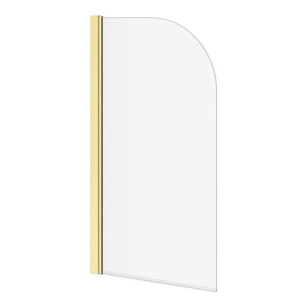 Appleby 1700 Roll Top Shower Bath with Brushed Brass Screen + Leg Set - Image 4