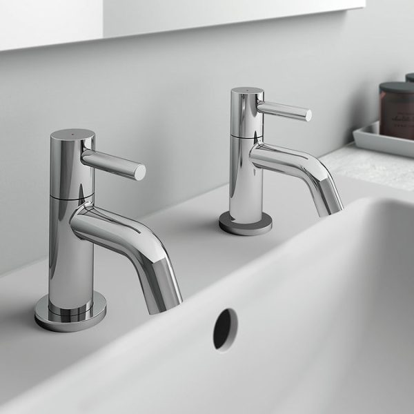 Ideal Standard Ceraline Basin Pillar Taps - Image 5