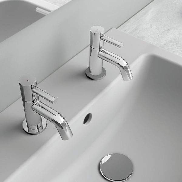Ideal Standard Ceraline Basin Pillar Taps - Image 2