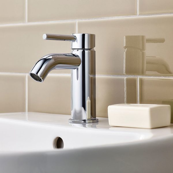 Ideal Standard Ceraline Basin Mixer with Clicker Waste - Image 7