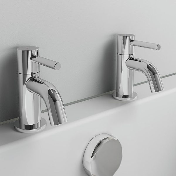 Ideal Standard Ceraline Bath Pillar Taps - Image 6