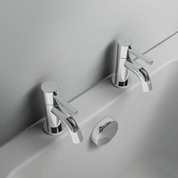 Ideal Standard Ceraline Bath Pillar Taps - Image 2