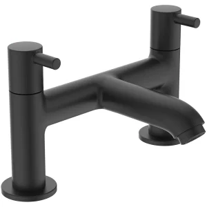Ideal Standard Ceraline Silk Black 2 Tap Hole Bath Filler