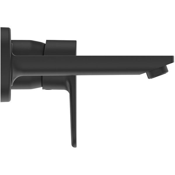 Ideal Standard Silk Black Cerafine O Wall Mounted Basin Mixer - Image 3