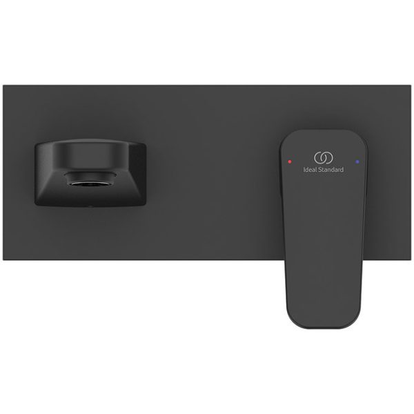 Ideal Standard Ceraplan Silk Black Single Lever Wall Mounted Basin Mixer - Image 3