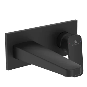 Ideal Standard Ceraplan Silk Black Single Lever Wall Mounted Basin Mixer