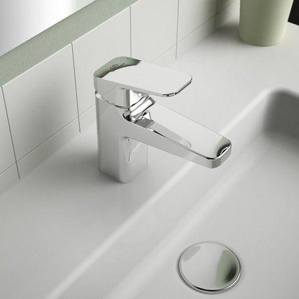 Ideal Standard Ceraplan Single Lever Basin Mixer with Click Waste - Image 2