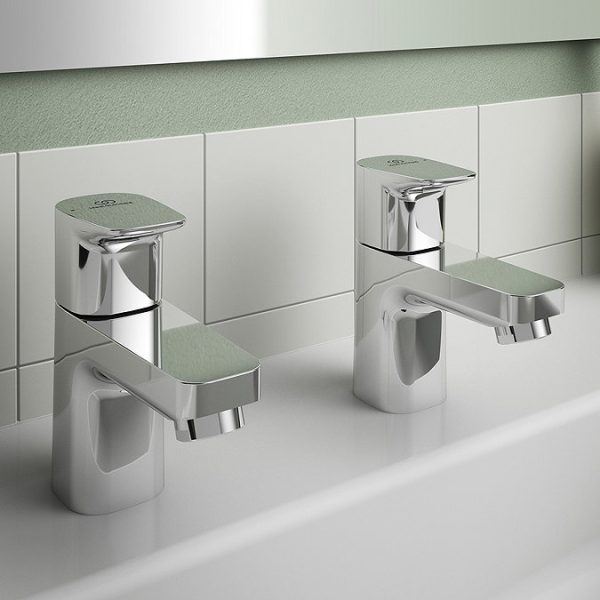 Ideal Standard Ceraplan Basin Pillar Taps - Image 5