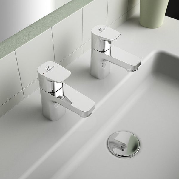 Ideal Standard Ceraplan Basin Pillar Taps - Image 2