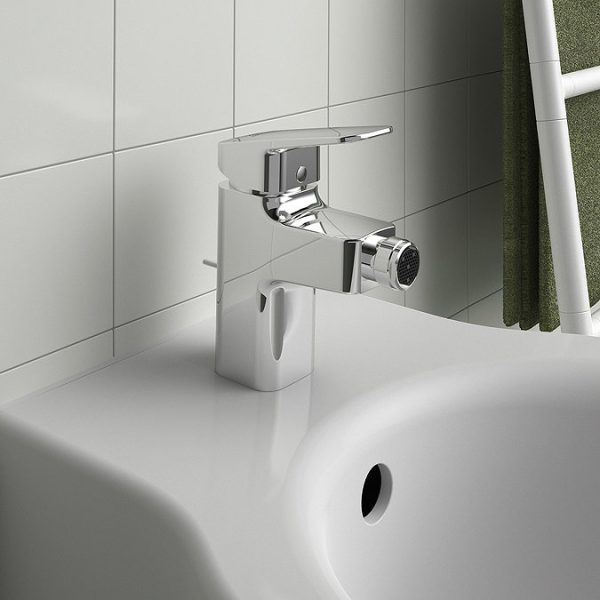 Ideal Standard Ceraplan Single Lever Bidet Mixer with Pop up Waste - Image 2