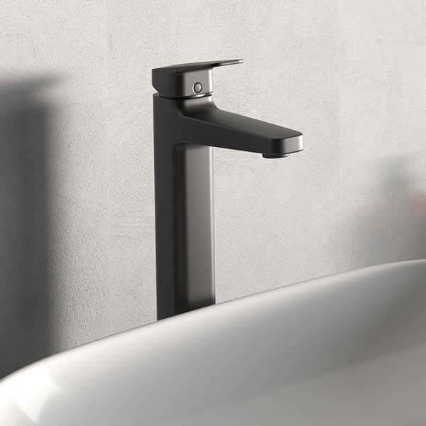Ideal Standard Ceraplan Silk Black Single Lever Tall Basin Mixer - Image 2