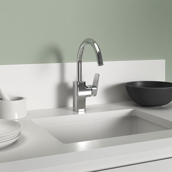 Ideal Standard Ceraplan Single Lever High Tubular Spout Kitchen Mixer - Image 2