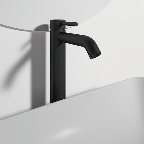Ideal Standard Ceraline Silk Black Single Lever Tall Basin Mixer - Image 4