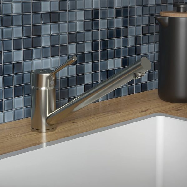 Ideal Standard Ceralook Silver Storm Single Lever Low Spout Kitchen Mixer - Image 3