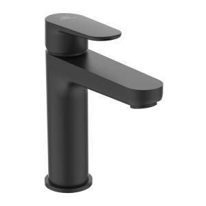 Ideal Standard Cerafine O Silk Black Single Lever Basin Mixer + Waste