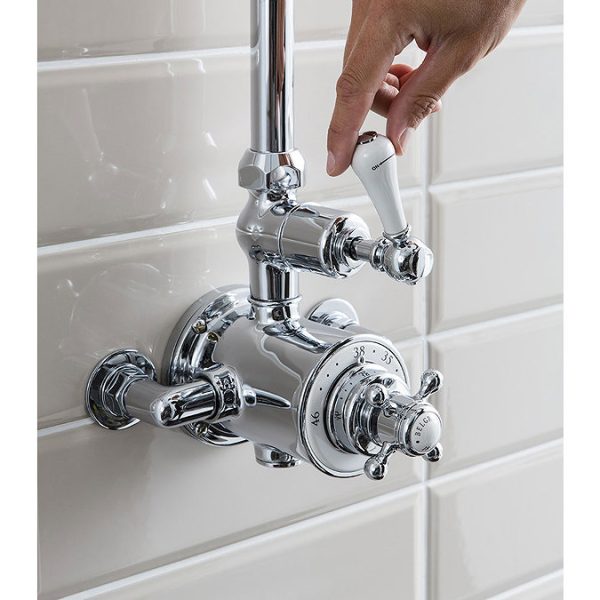 Crosswater   Belgravia Thermostatic Shower Valve with Fixed Head - Image 4